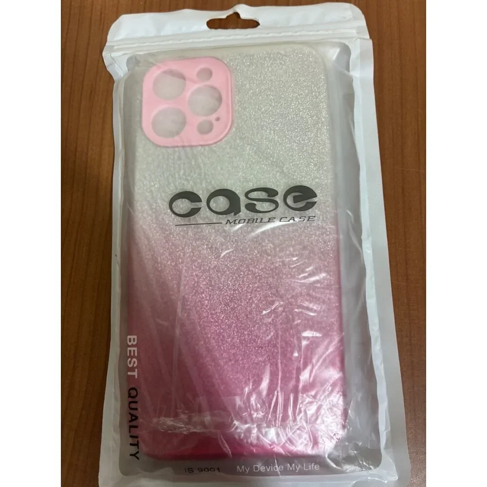 Cell Phone Case for iPhone 12 Pro Max Glitter Case Pink